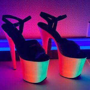 Pleaser Rainbow 809 Platform Heels
